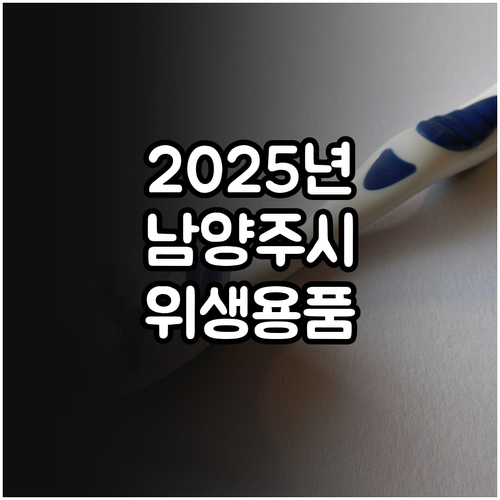 2025 남양주시, 중풍 와상 어르신..