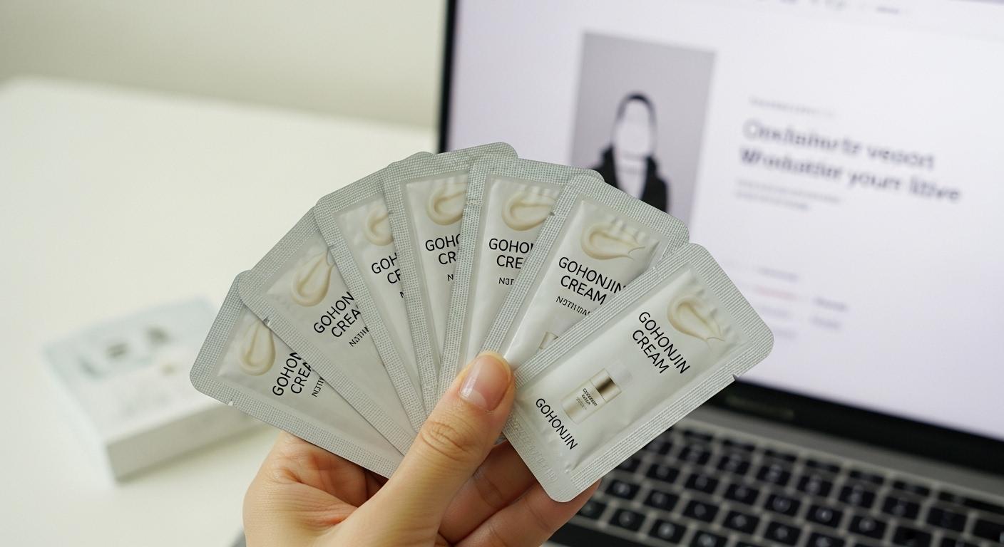 고혼진 크림 샘플