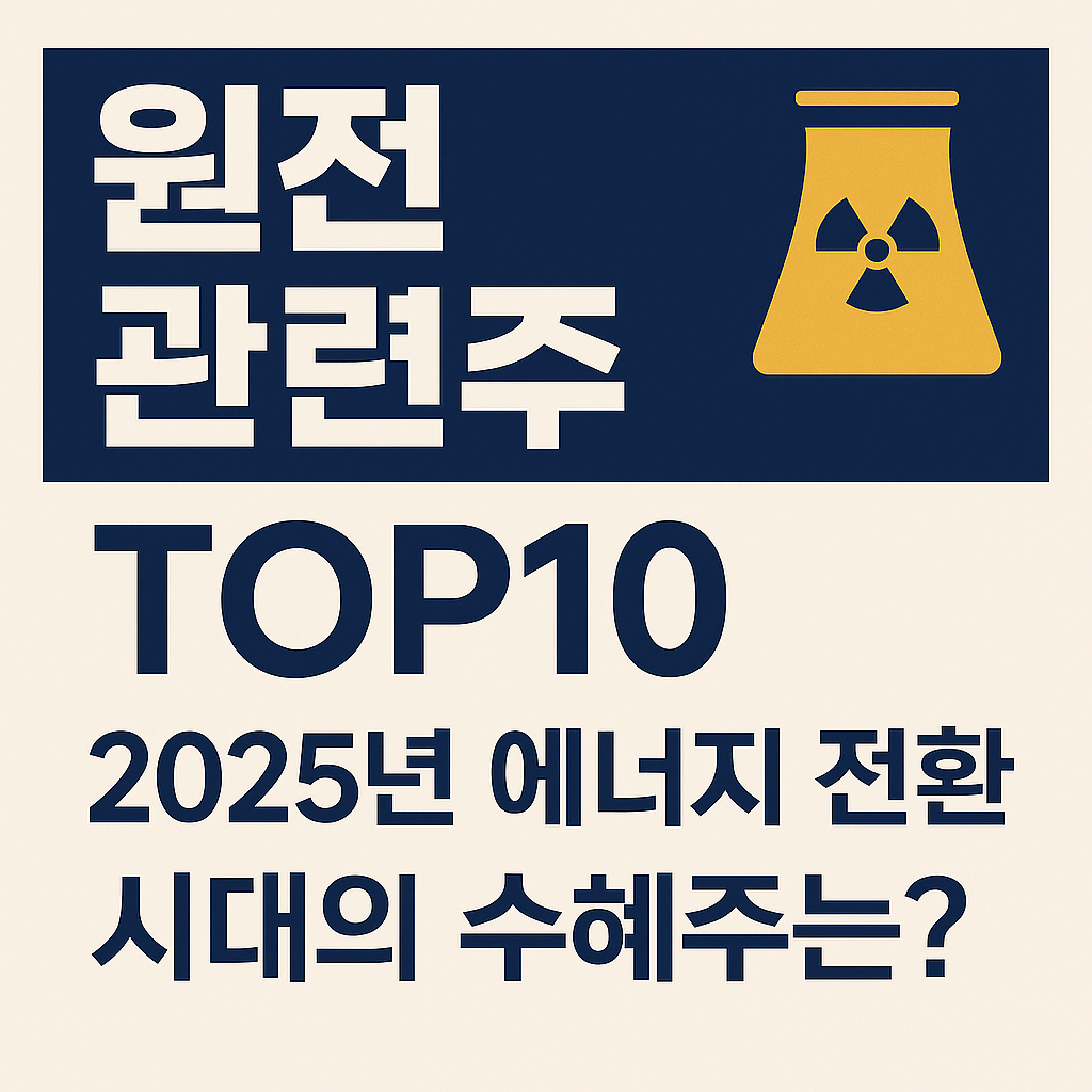 원전 관련주 TOP10