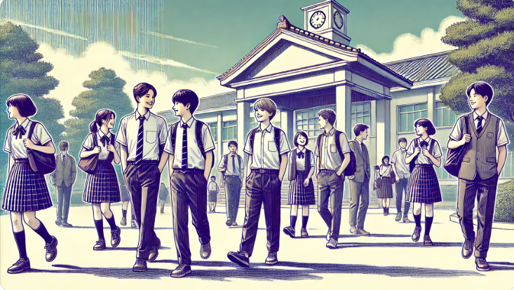 고교학점제 관련 고등학생 이미니