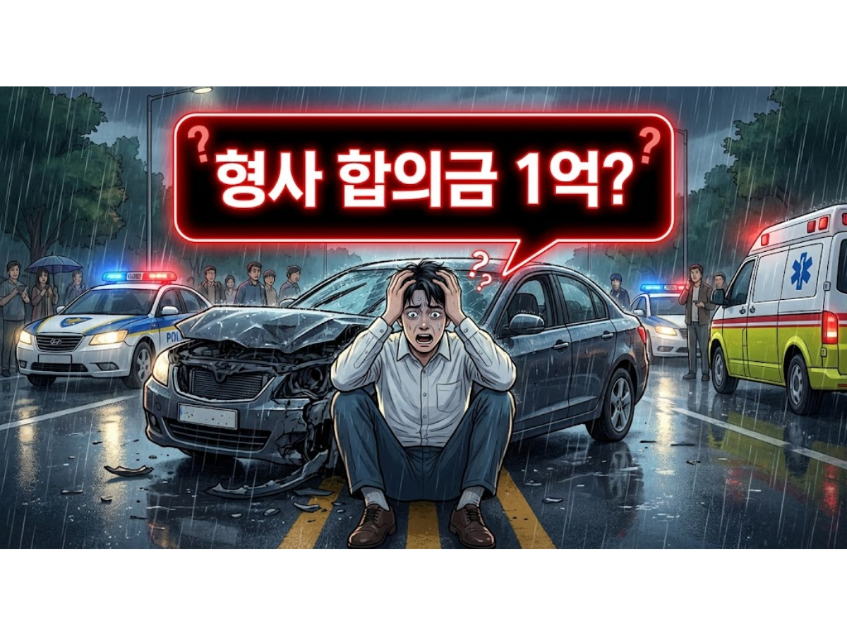 "자동차보험만 믿다가 전과자 됩니다." 월 1만원으로 나를 지키는 '운전자보험' 필수 특약 3가지
