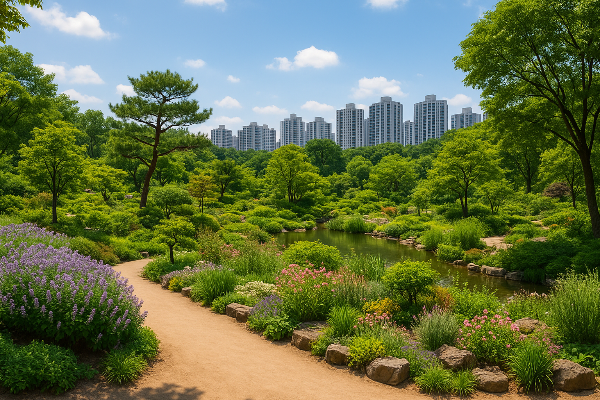 수원 일월수목원, 도심 속 자연과 만나다