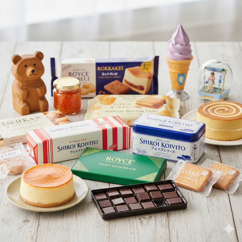 훗카이도 대표적인선물 과자/디저트