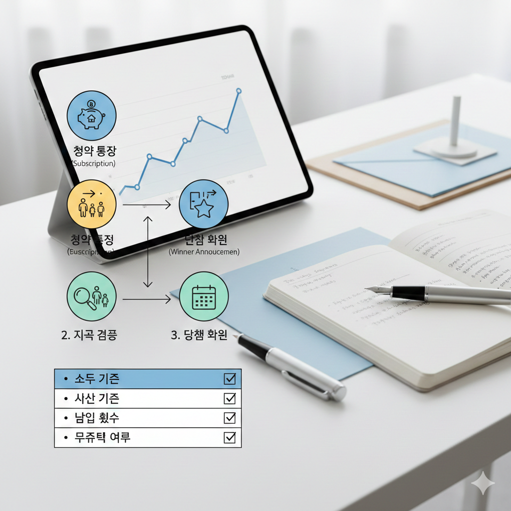 2026년 주택 청약 신청 절차 및 생애최초 특별공급 필수 체크리스트 요약 정보