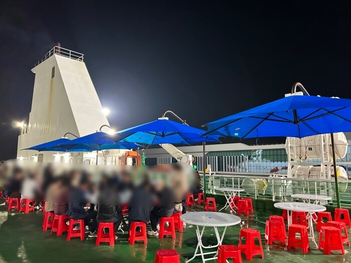 울릉크루즈-선상식당