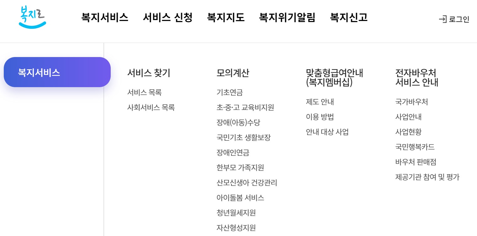 복지 서비스