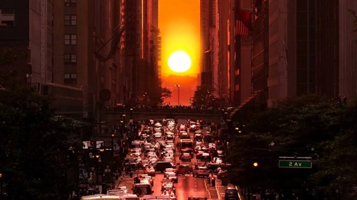 2024 Manhattanhenge (사진 : TimeOut)