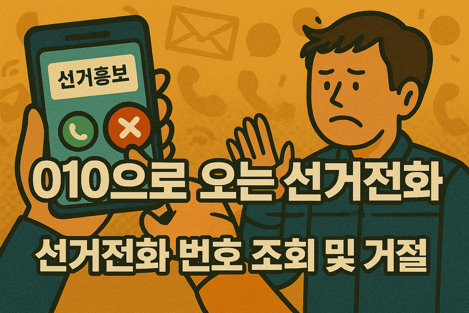 선거전화 번호 조회 및 거절 방법 알아보기