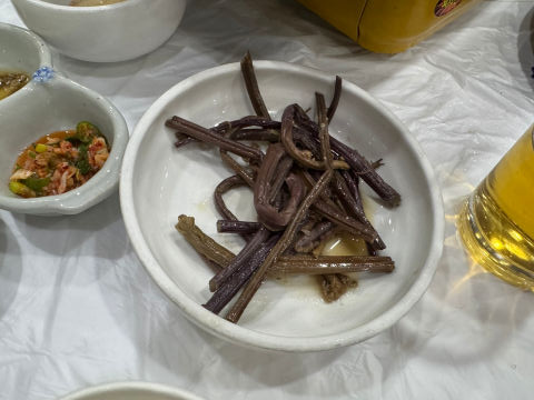 경기 여주 황학산 식당 기본 반찬