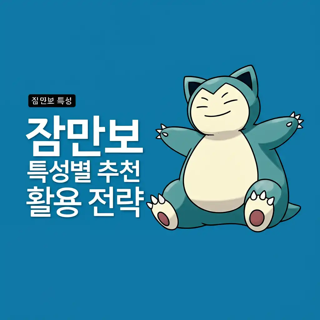 잠만보특성_strategy