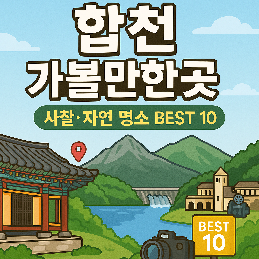 합천 가볼만한곳 베스트10