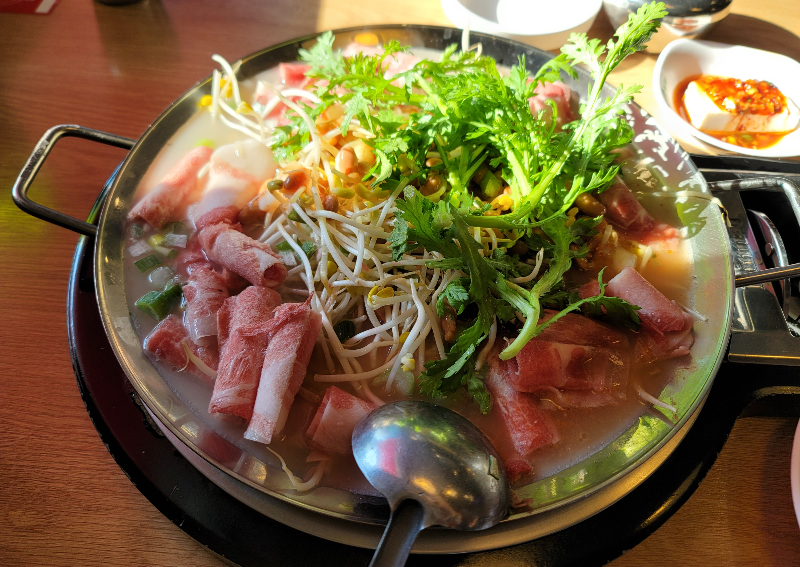 콩나물불고기 부대찌개