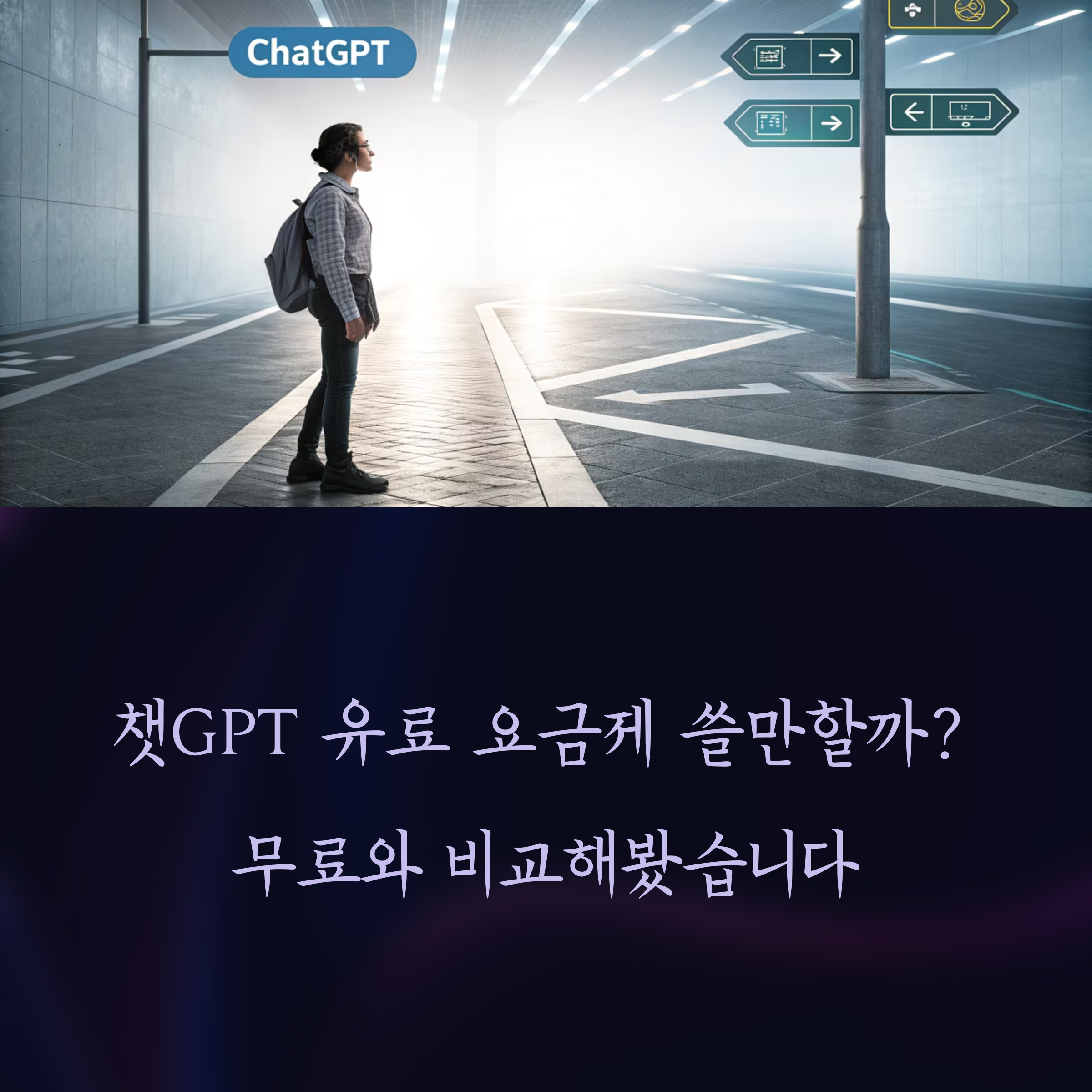 챗GPT 유료 요금제 쓸만할까? 무료와 비교해봤습니다 썸네일 이미지
