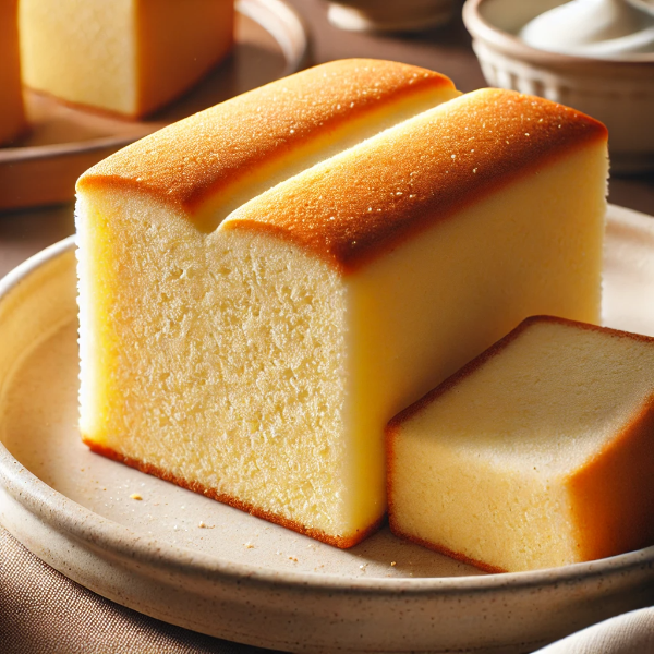 부드러운 바닐라 카스텔라
