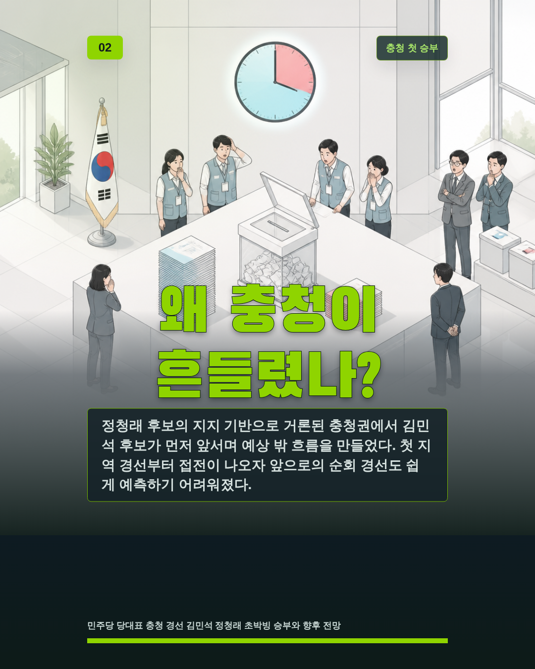왜 충청이 흔들렸나?