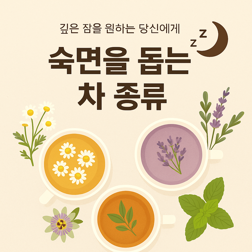 숙면을 돕는 차 종류