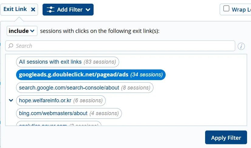 IP 추적 statcounter 방문자 활동