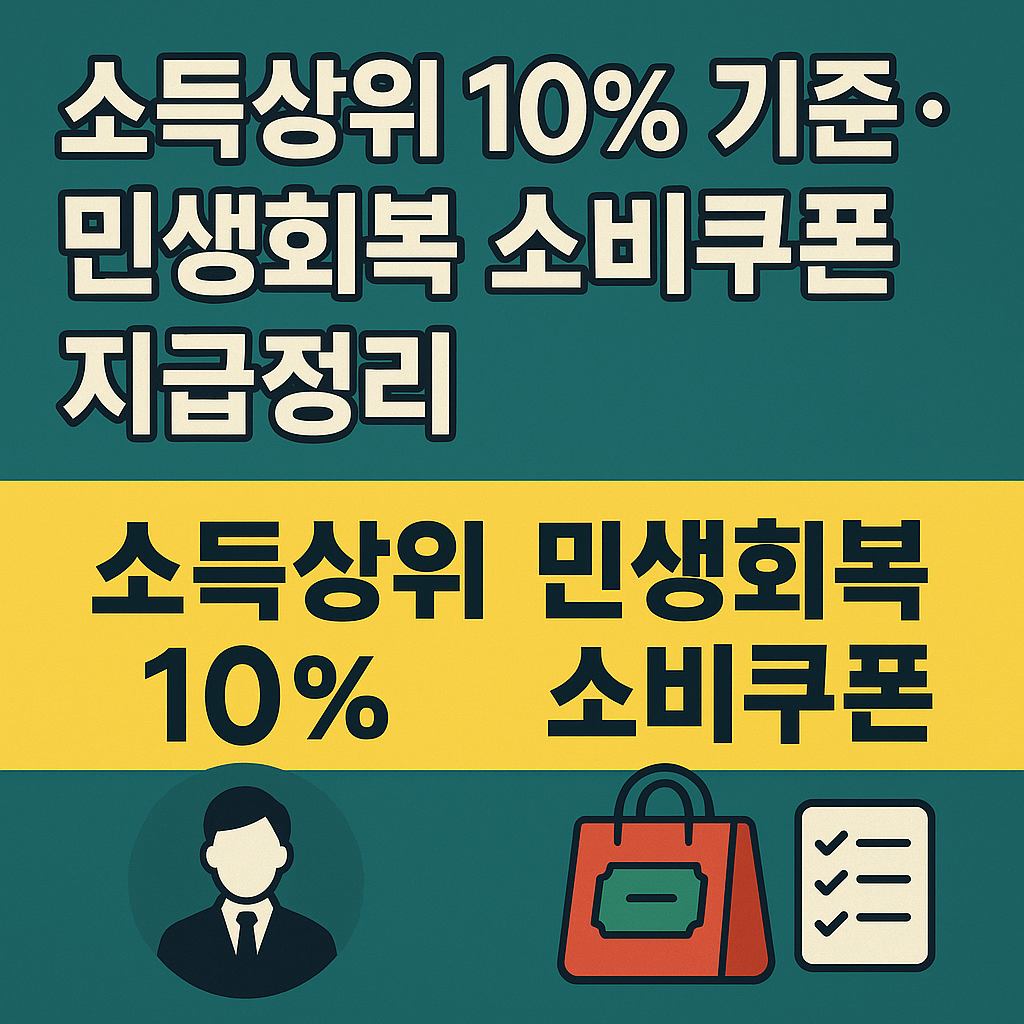 민생회복 소비쿠폰