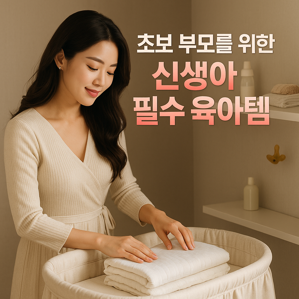 초보 부모를 위한 신생아 필수 육아템 가이드