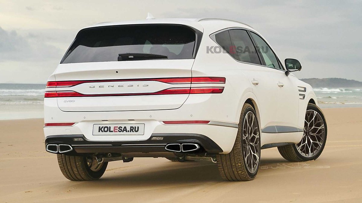 제네시스 GV80 페이스리프트 예상도