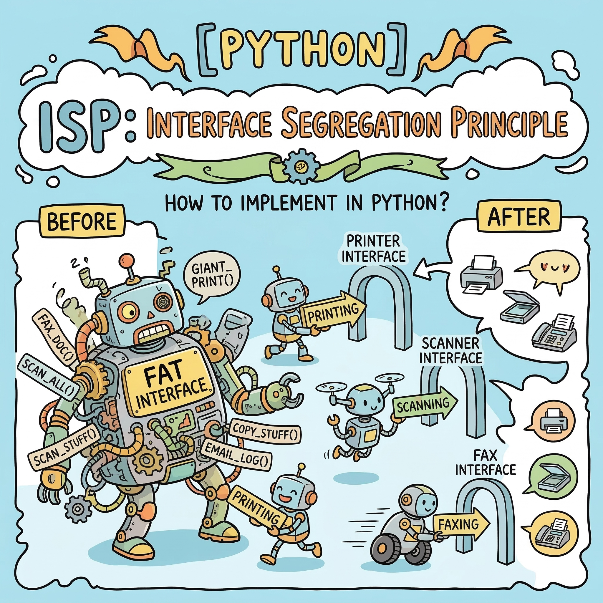 인터페이스 분리 원칙(Interface Segregation Principle, ISP)