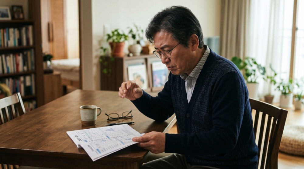 결과지 확인 중