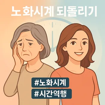 🚨 노화 시계 관리, 거꾸로 돌릴 수 있을까? 꿀잠+스트레스 해소법 총정리