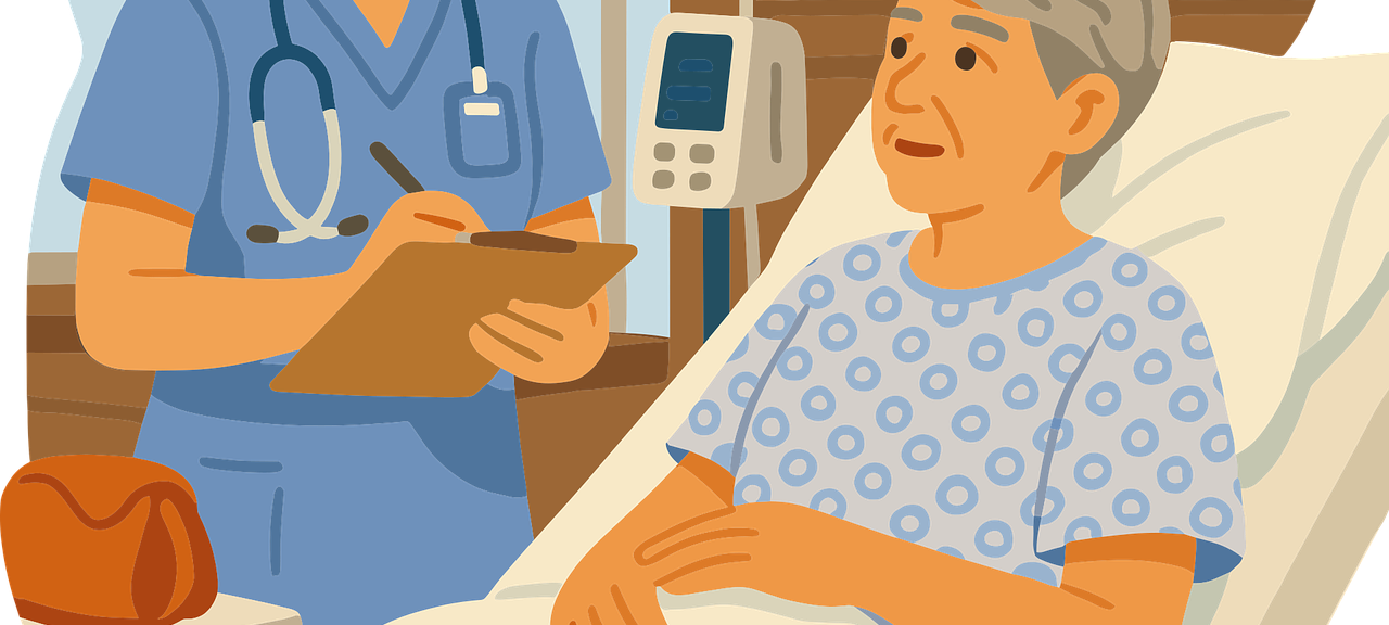 교통사고후 진료받는 환자 이미지