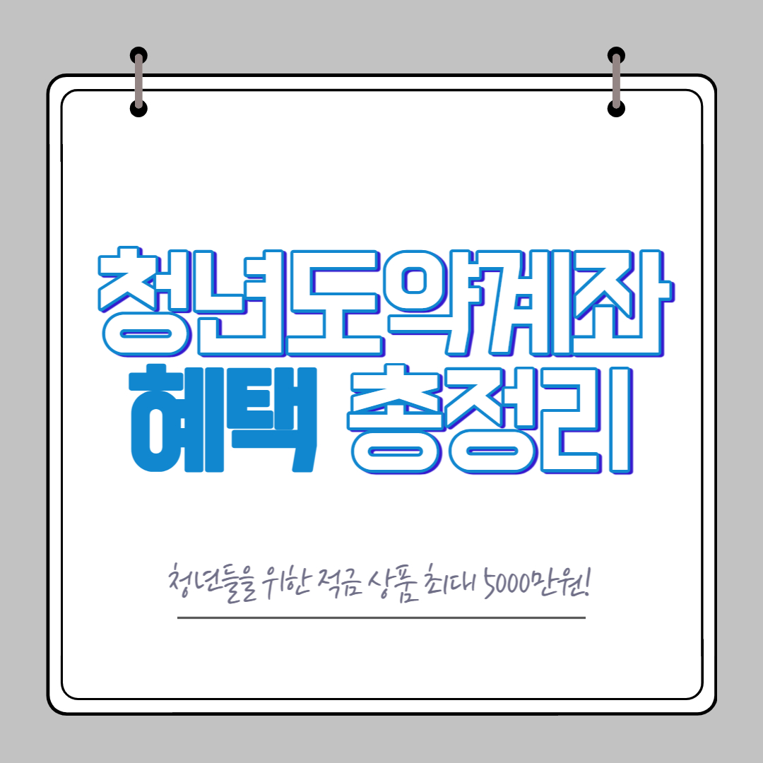 청년도약계좌 제대로 알기(+총 수령액 계산 결과 첨부)