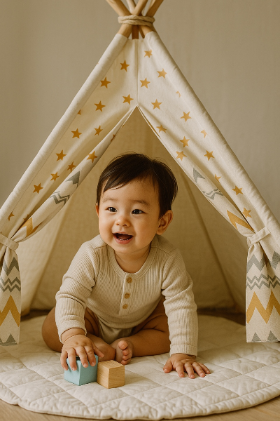 남자 돌아기 선물 추천템, 실내텐트는 아기의 작은 우주