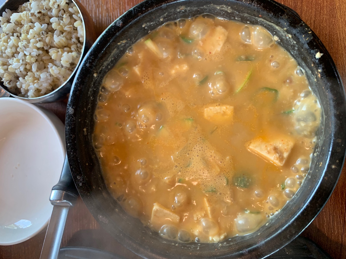 양평 하늘촌보리밥 청국장