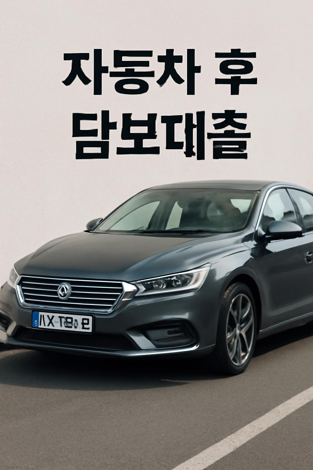 자동차 후 담보대출