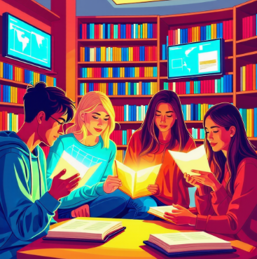 20대 독자에게 AI로 새로운 책 경험을 주는 이미지