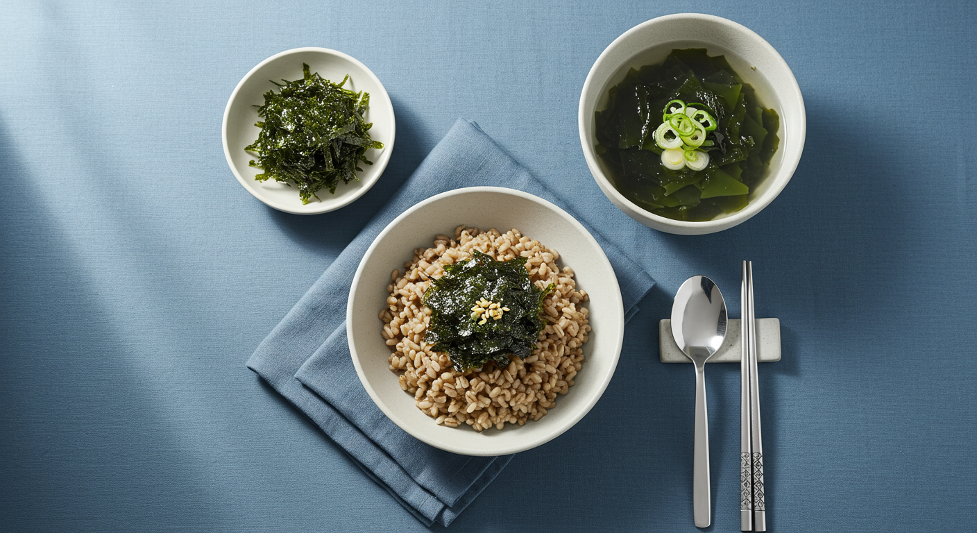 미역에 보리밥? 의외의 꿀조합, 알고 보면 최고의 건강 시너지!