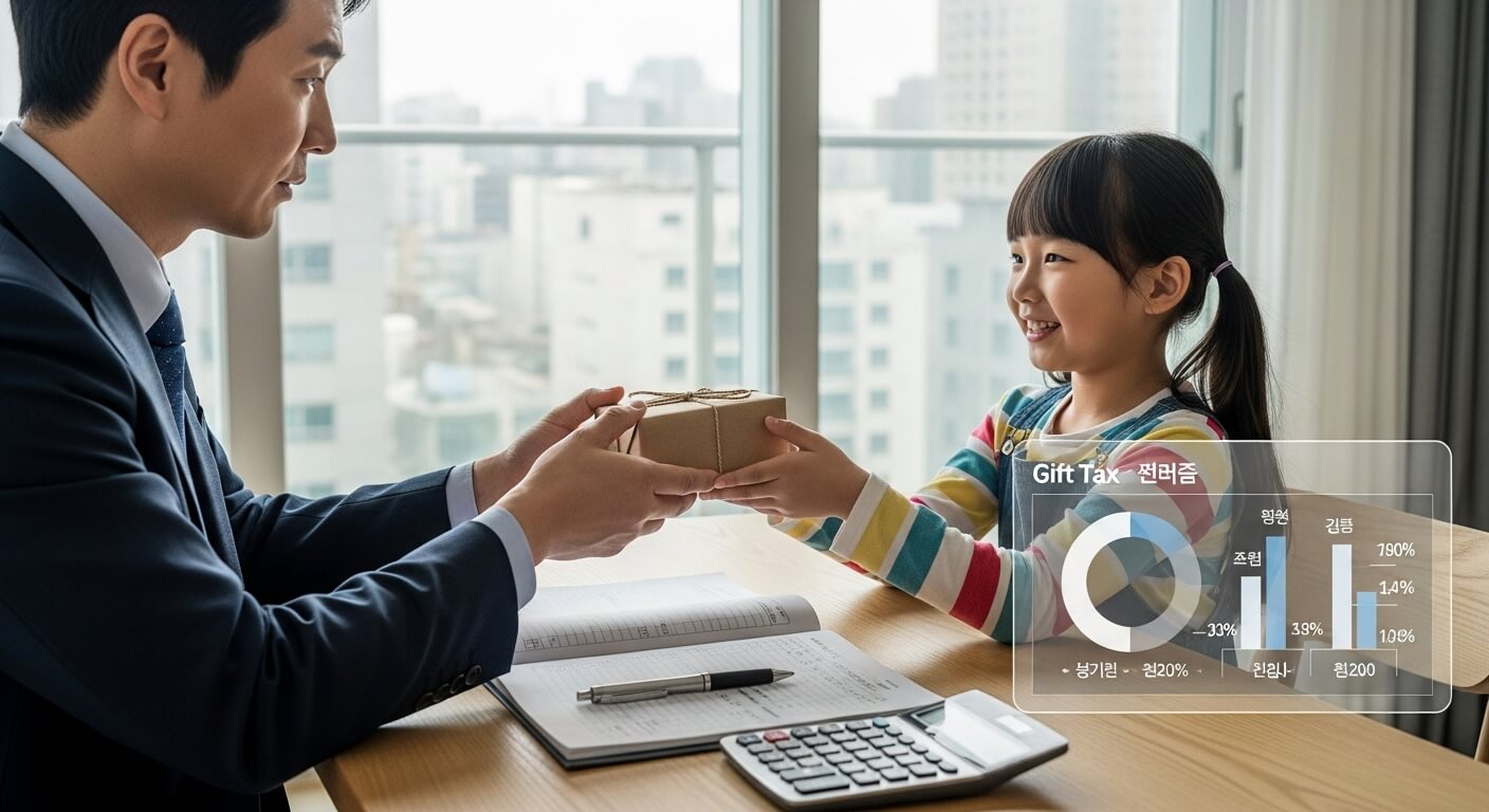 자녀 증여세 면제 한도액