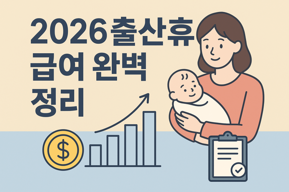 2026 출산휴가 급여 완벽정리
