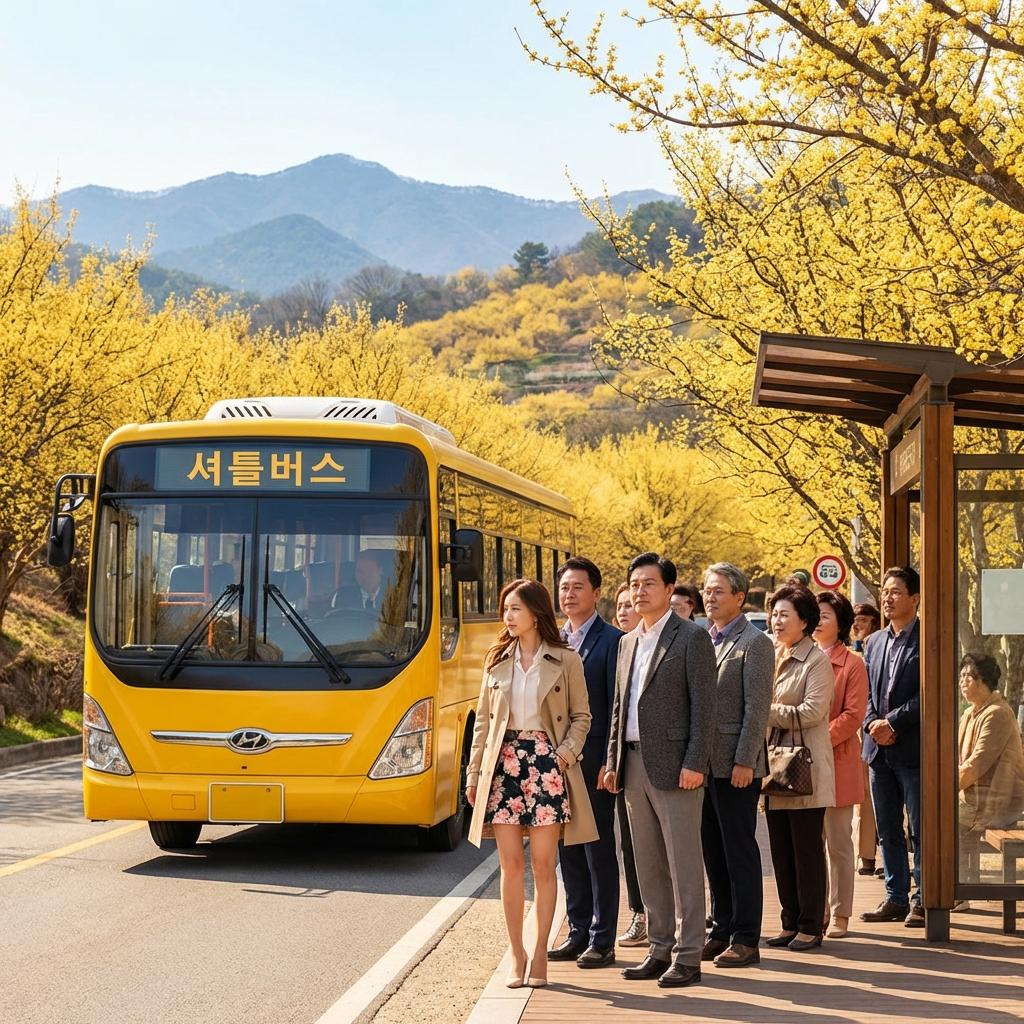 셔틀버스 정류장 위치와 배차 시간표 (운전 안 하고 가는 법)