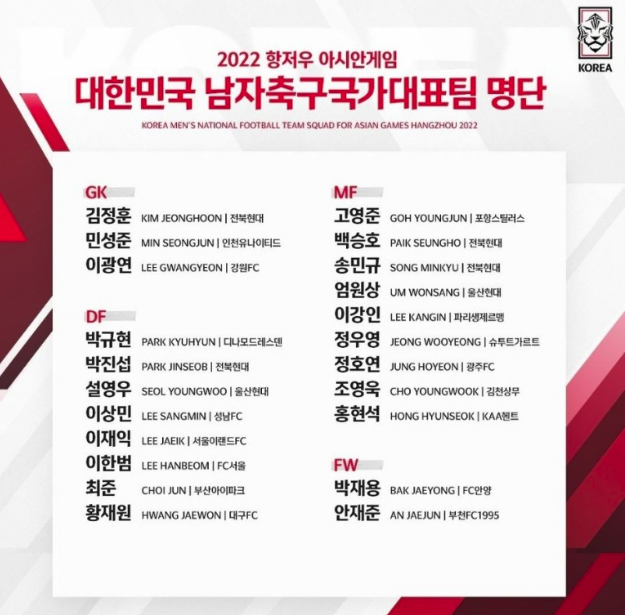 항저우 아시안 게임 축구 중계