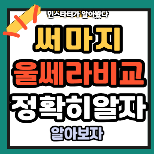 울쎄라 써마지 차이 어떤 리프팅이 나에게 더 잘 맞을까?