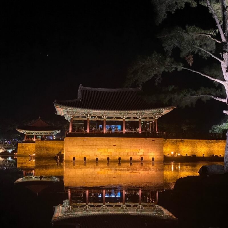 경주-동궁과월지-야경-정면