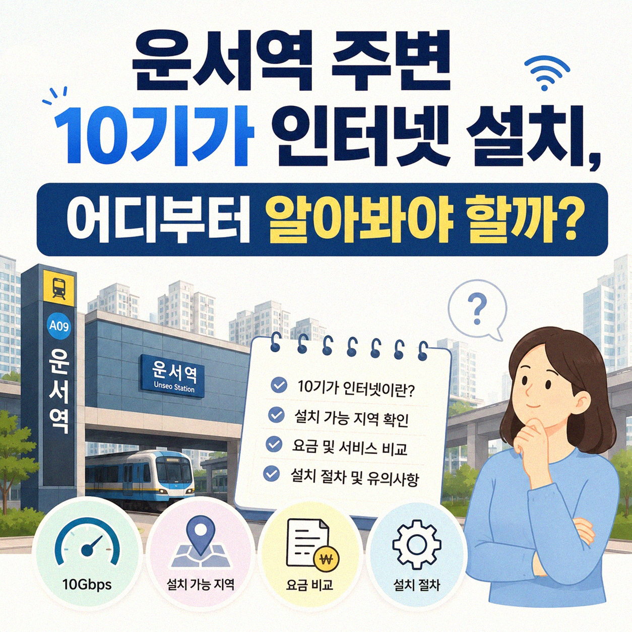 운서역 주변 10기가 인터넷, 어떻게 설치하는 게 좋을까