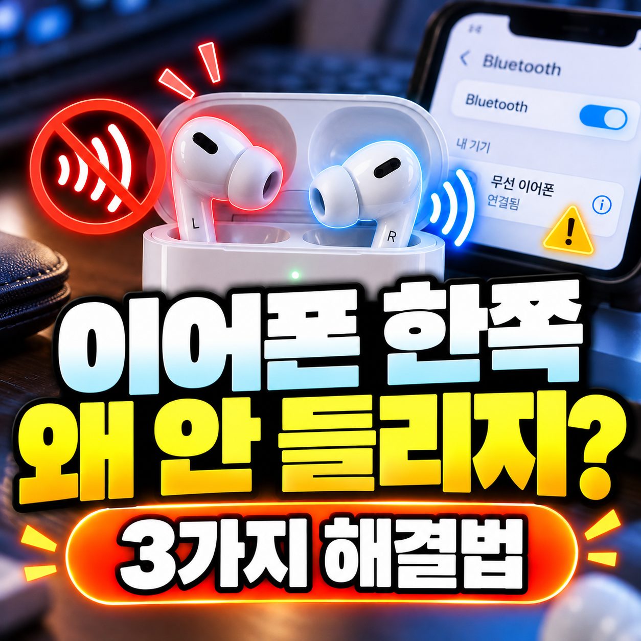 이어폰안들림