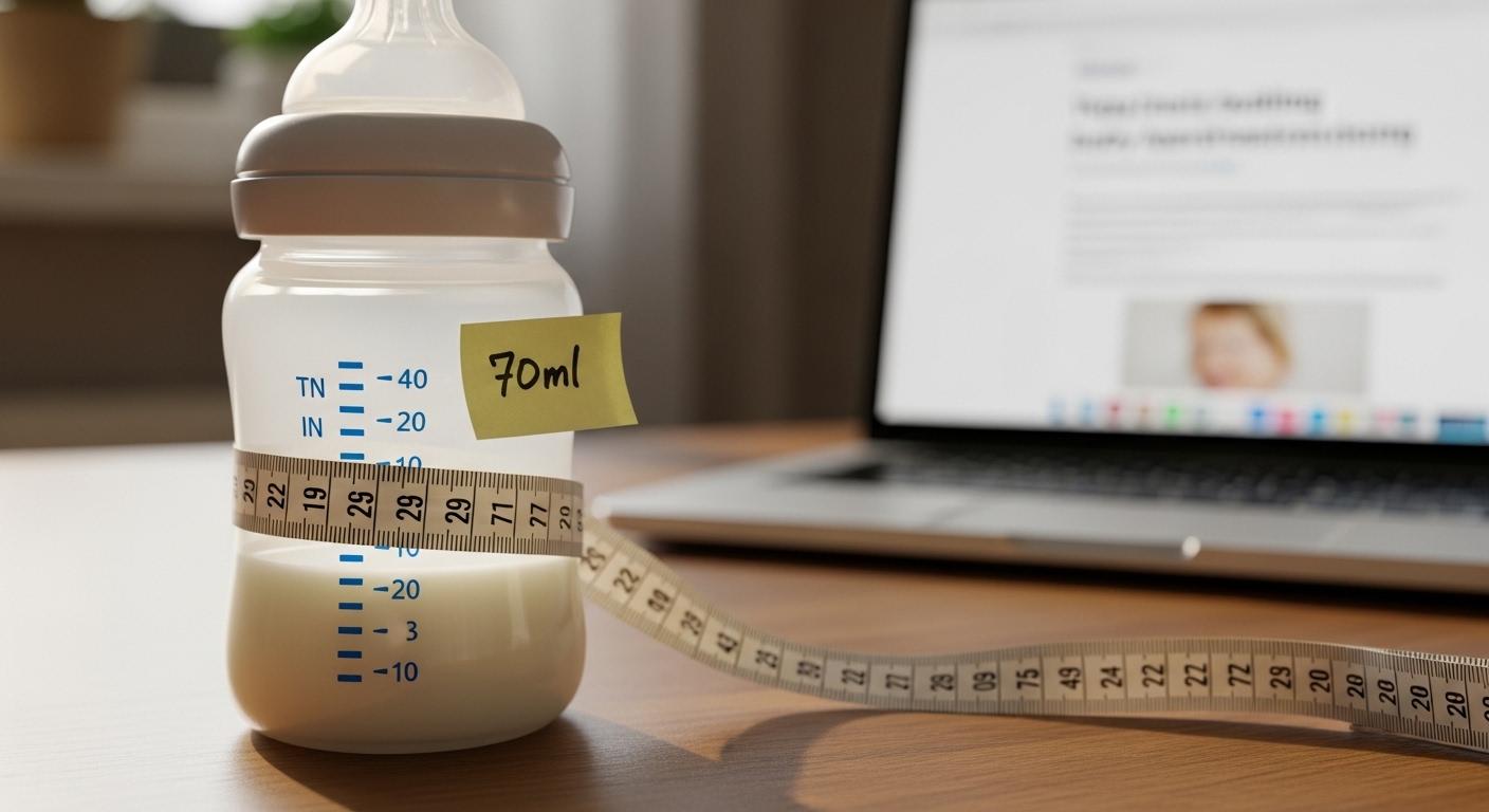 분유 70ml 늘리는법