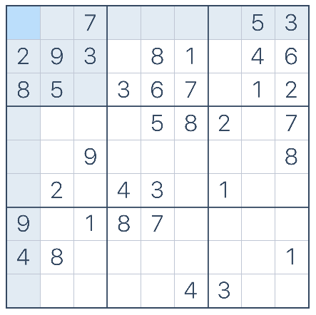 스도쿠 초급문제모음