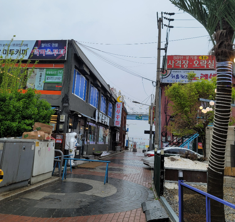 월미도 달쭈꾸미 골목