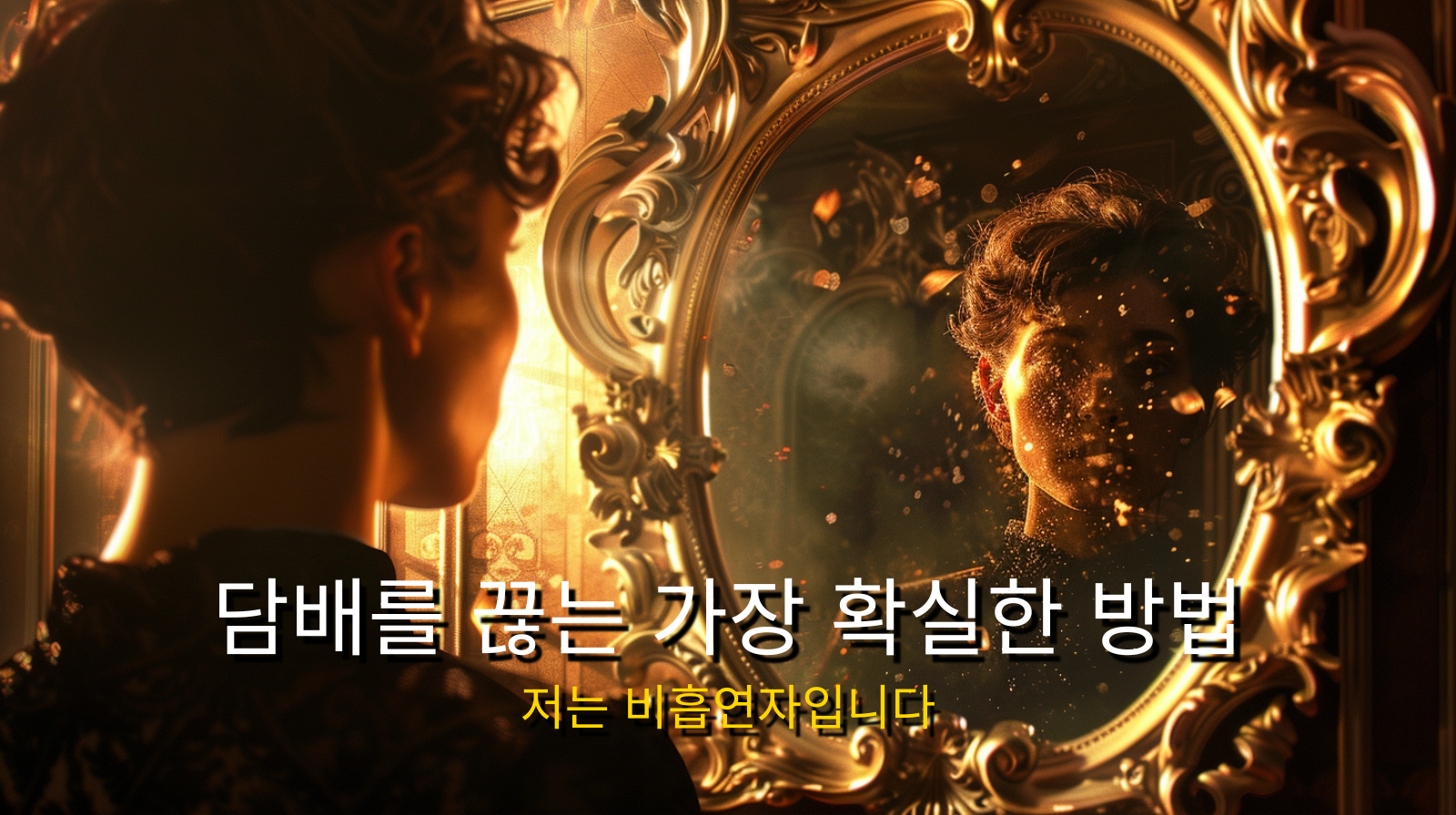 담배를 끊는 가장 확실한 방법, 저는 비흡연자입니다