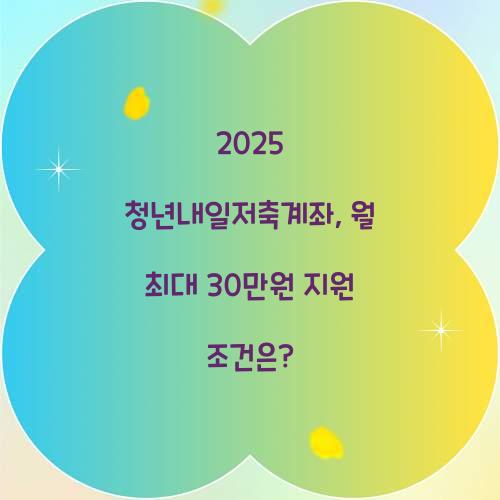 2025 청년내일저축계좌