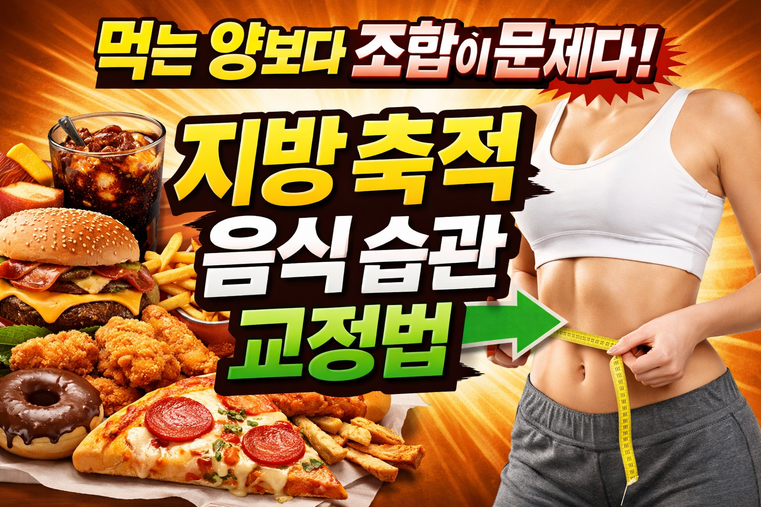 지방 축적 음식 습관