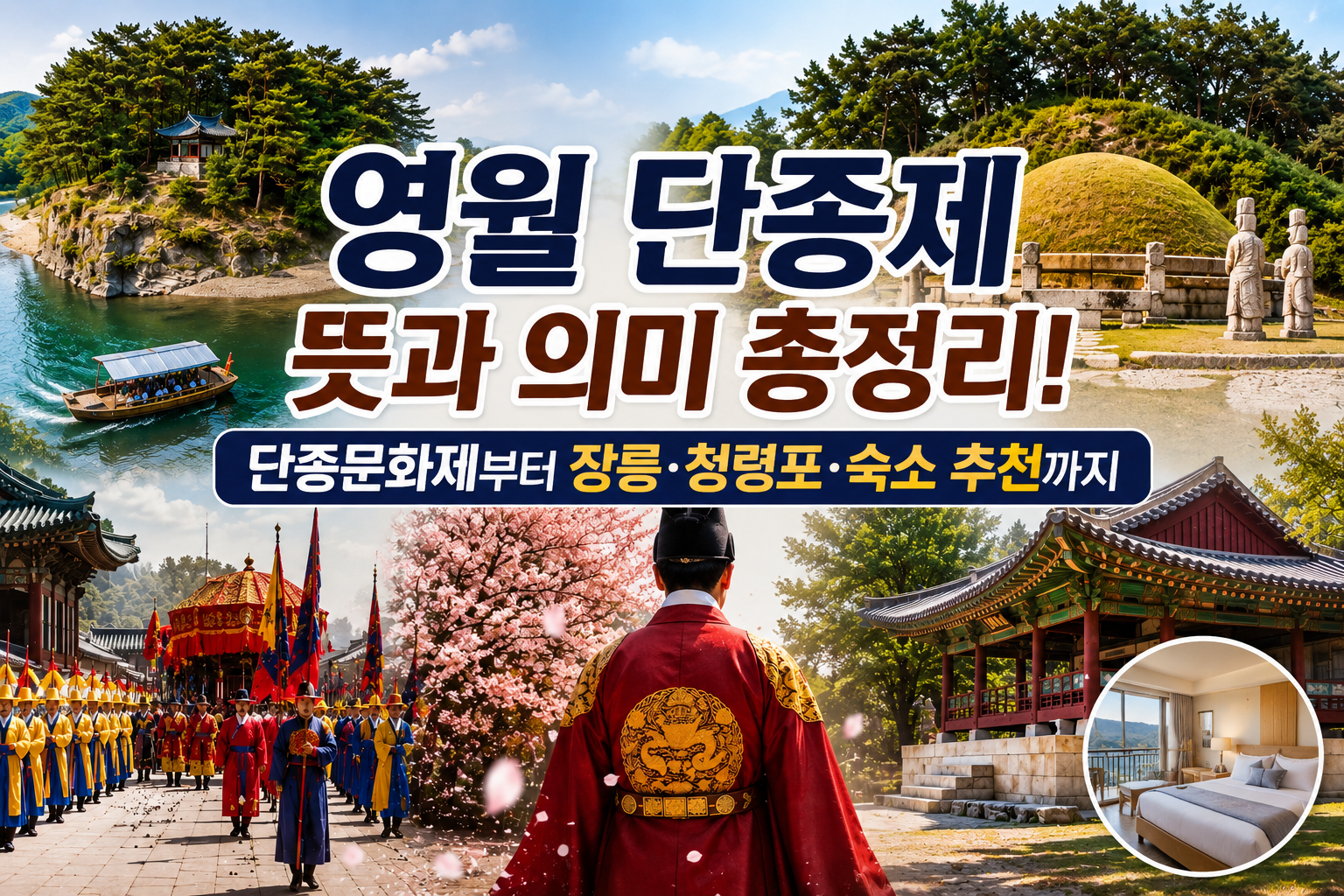 영월 단종제 뜻과 의미 총정리! 단종문화제부터 장릉·청령포·숙소 추천까지 관련 사진