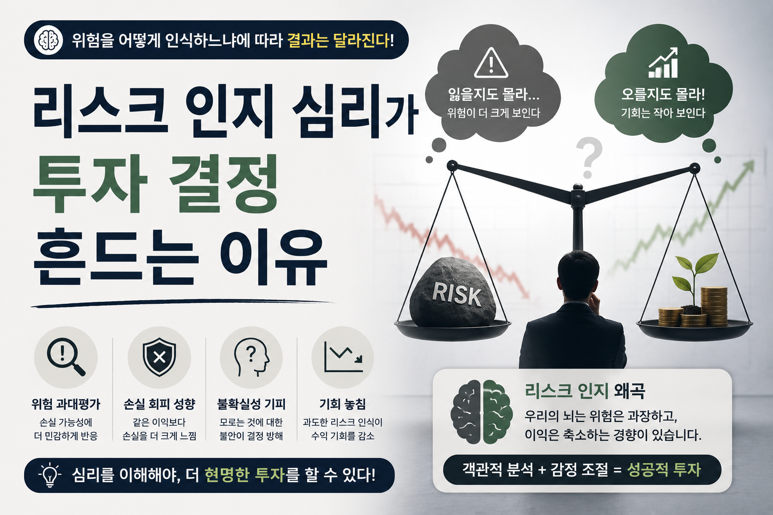 리스크 인지 심리가 투자 결정 흔드는 이유